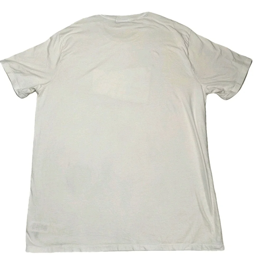 Polo Ralph Lauren Mens 2XLT Off White American Flag Graphic‎ T-Shirt Tall Fit